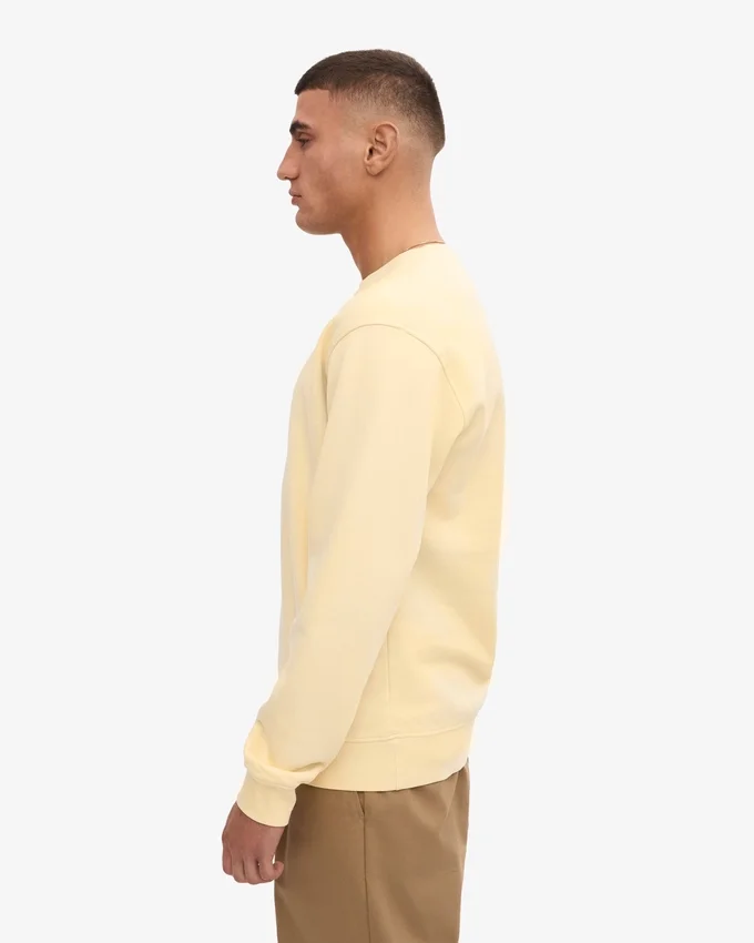 Classic Organic jersey de cuello redondo - Amarillo suave