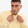 Classic Organic jersey de cuello redondo - Amarillo suave
