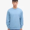 Classic Organic Jersey de cuello redondo - Azul mar