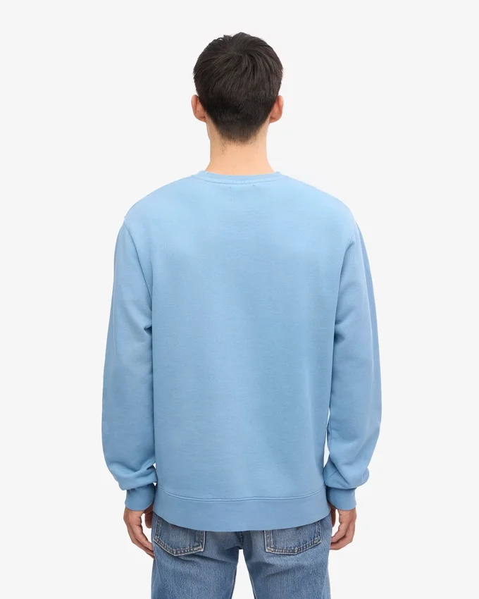 Classic Organic Jersey de cuello redondo - Azul mar