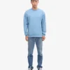 Classic Organic Jersey de cuello redondo - Azul mar