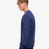 Classic Organic Jersey de cuello redondo - Azul marino
