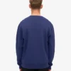 Classic Organic Jersey de cuello redondo - Azul marino