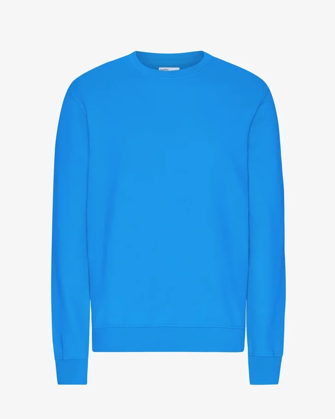 Classic Organic Jersey de cuello redondo - Azul Pacífico