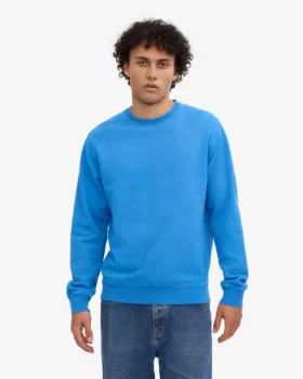 Classic Organic Jersey de cuello redondo – Azul Pacífico