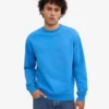 Classic Organic Jersey de cuello redondo - Azul Pacífico