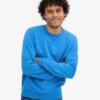 Classic Organic Jersey de cuello redondo - Azul Pacífico