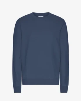 Classic Organic Jersey de cuello redondo - Azul petróleo