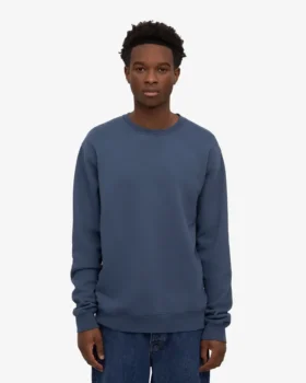 Classic Organic Jersey de cuello redondo – Azul petróleo