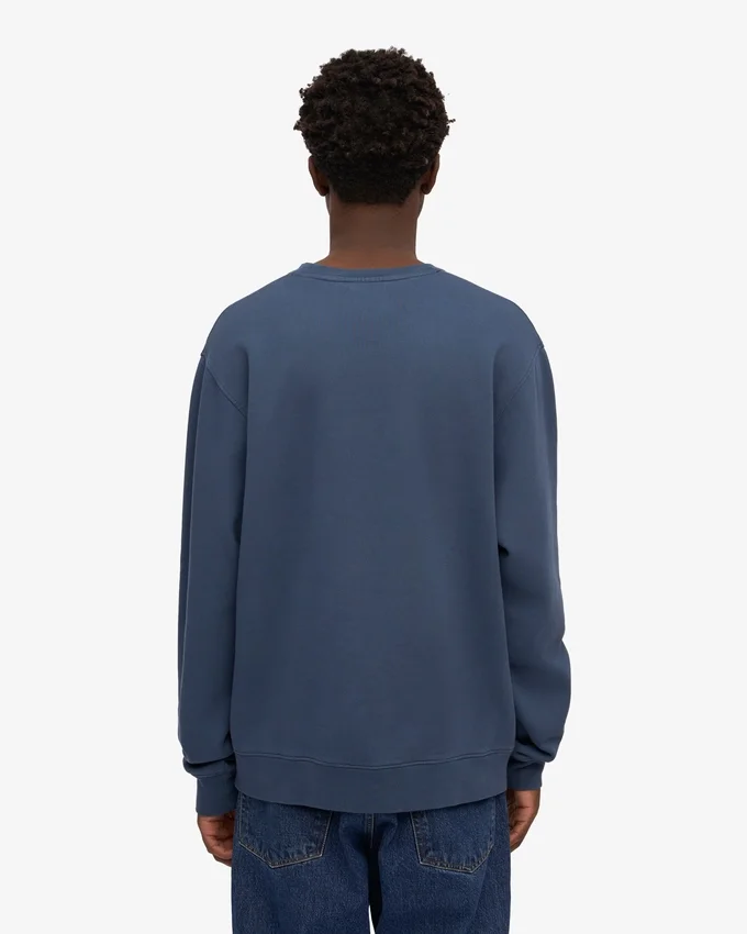 Classic Organic Jersey de cuello redondo - Azul petróleo