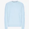 Classic Organic Jersey de cuello redondo - Azul polar