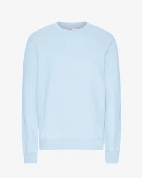 Classic Organic Jersey de cuello redondo - Azul polar