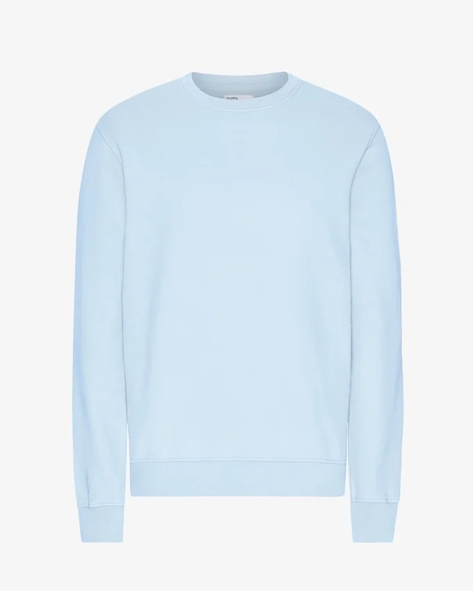 Classic Organic Jersey de cuello redondo - Azul polar