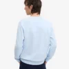 Classic Organic Jersey de cuello redondo - Azul polar