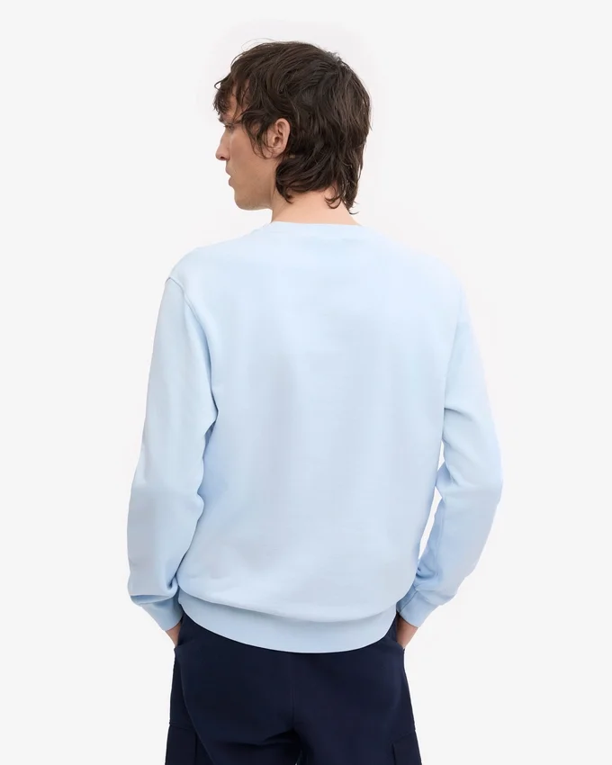 Classic Organic Jersey de cuello redondo - Azul polar