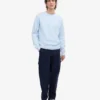 Classic Organic Jersey de cuello redondo - Azul polar