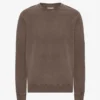 Classic Organic Jersey de cuello redondo - Barro descolorido