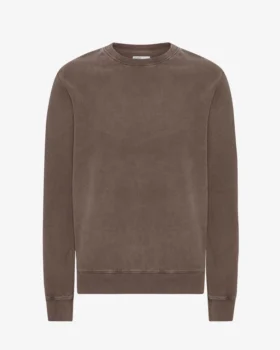 Classic Organic Jersey de cuello redondo - Barro descolorido
