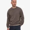 Classic Organic Jersey de cuello redondo - Barro descolorido