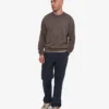 Classic Organic Jersey de cuello redondo - Barro descolorido