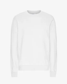Classic Organic Jersey de cuello redondo - Blanco óptico