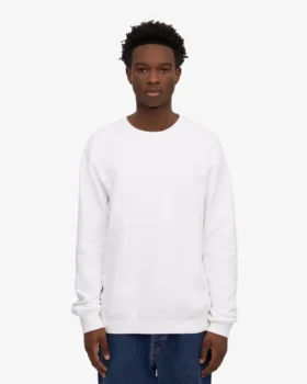 Classic Organic Jersey de cuello redondo – Blanco óptico