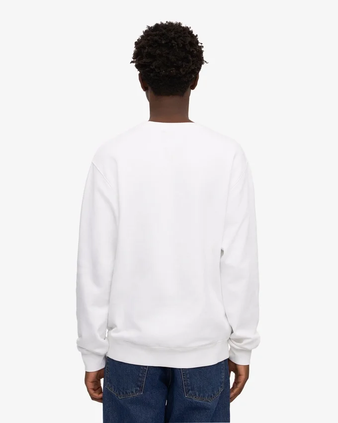 Classic Organic Jersey de cuello redondo - Blanco óptico