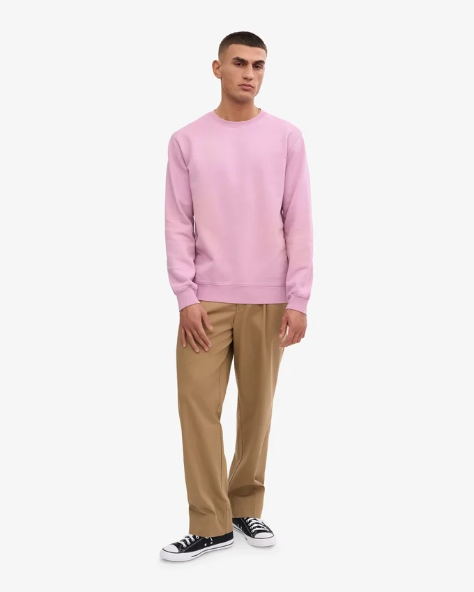 Classic Organic Jersey de cuello redondo - Flor de cerezo