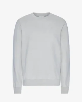 Classic Organic Jersey de cuello redondo - Gris descolorido