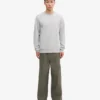 Classic Organic Jersey de cuello redondo - Gris descolorido