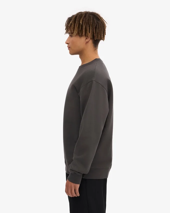 Classic Organic Jersey de cuello redondo - Gris lava