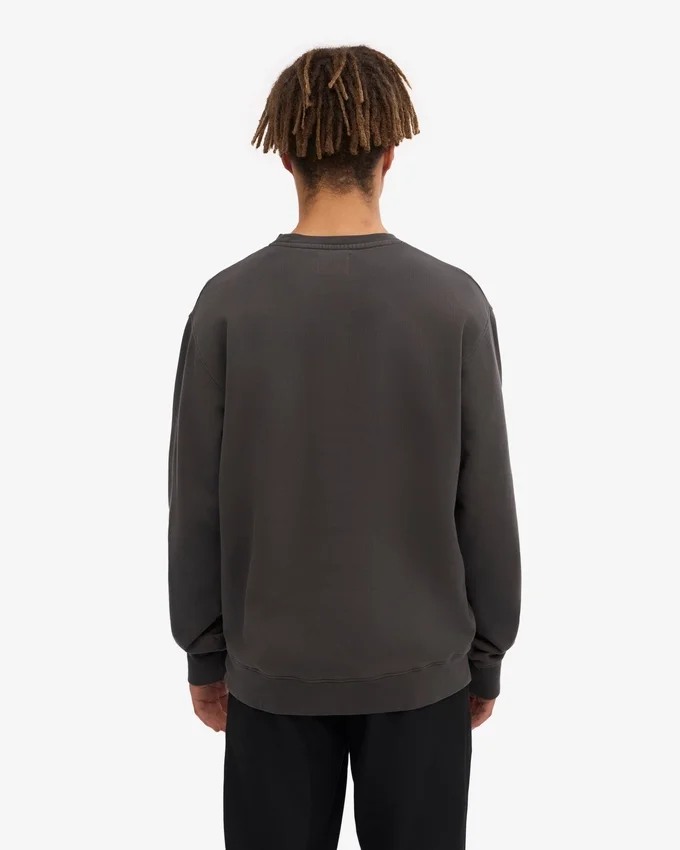 Classic Organic Jersey de cuello redondo - Gris lava