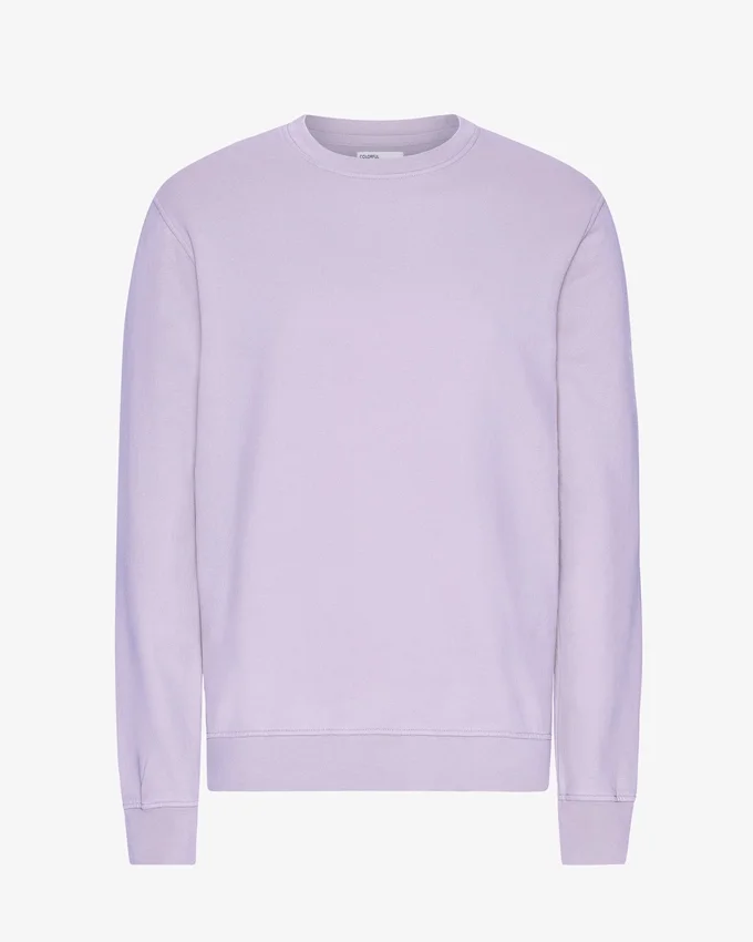 Classic Organic Jersey de cuello redondo - Lavanda suave