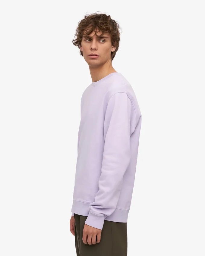 Classic Organic Jersey de cuello redondo - Lavanda suave