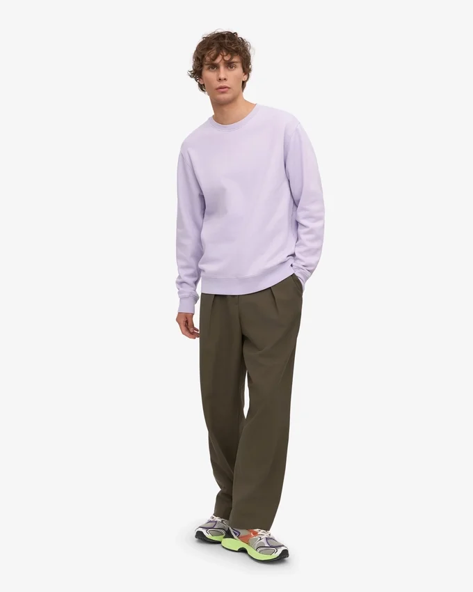 Classic Organic Jersey de cuello redondo - Lavanda suave