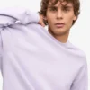 Classic Organic Jersey de cuello redondo - Lavanda suave