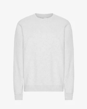 Classic Organic Jersey de cuello redondo - Mezcla de nieve
