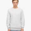 Classic Organic Jersey de cuello redondo - Mezcla de nieve