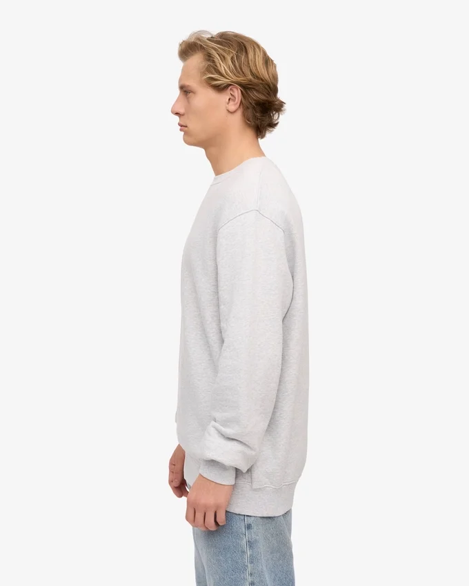 Classic Organic Jersey de cuello redondo - Mezcla de nieve