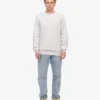 Classic Organic Jersey de cuello redondo - Mezcla de nieve