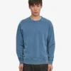 Classic Organic Jersey de cuello redondo - Índigo descolorido