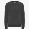 Classic Organic Jersey de cuello redondo - Negro desgastado