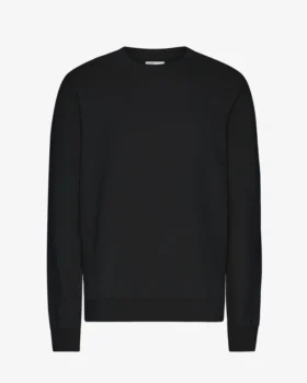 Classic Organic Jersey de cuello redondo - Negro intenso