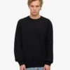 Classic Organic Jersey de cuello redondo - Negro intenso
