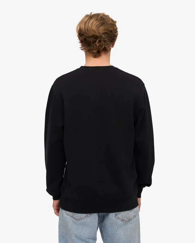 Classic Organic Jersey de cuello redondo - Negro intenso