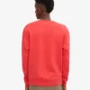 Classic Organic Jersey de cuello redondo - Rojo mandarina