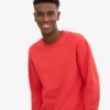 Classic Organic Jersey de cuello redondo - Rojo mandarina