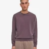 Classic Organic Jersey de cuello redondo - Uva descolorida
