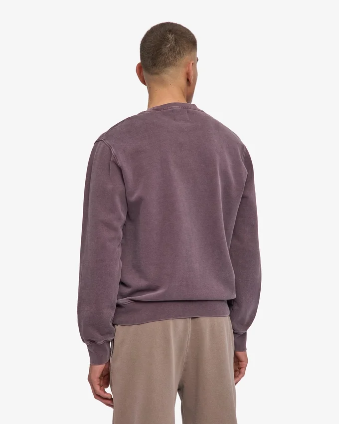 Classic Organic Jersey de cuello redondo - Uva descolorida