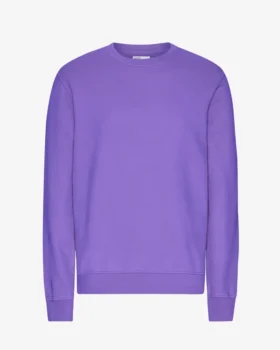Classic Organic Jersey de cuello redondo - Violeta ultra